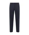 Incotex Straight Trousers With Belt Loops And Pockets In Black