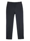 Incotex Trousers With Back Pockets And Belt Loops In Blue