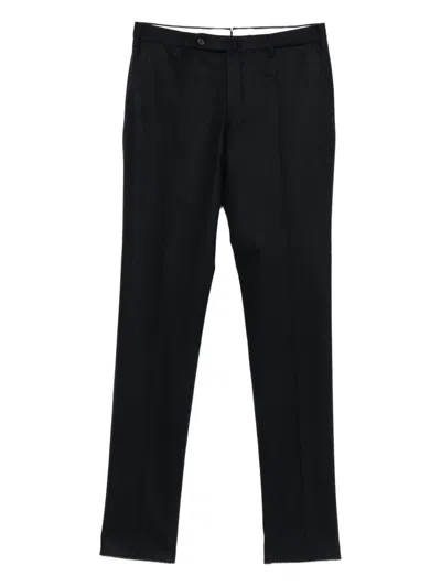 Incotex Pressed-crease Trousers In Blue