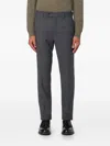 Incotex Pressed-crease Trousers In Gray