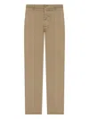 Incotex Trousers With Back Pockets And Belt Loops In Neutral