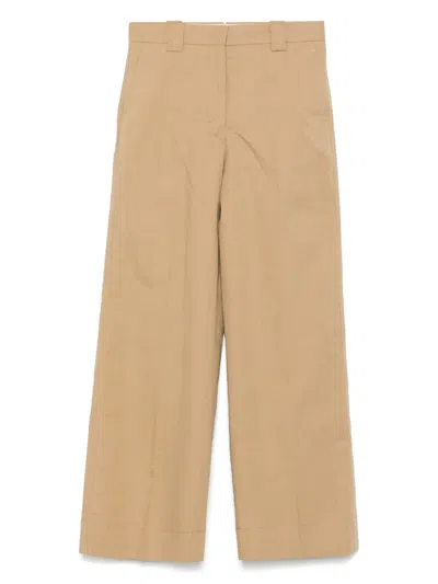 Incotex Pressed-crease Trousers In Neutrals