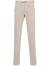 Incotex Pressed-crease Trousers In Neutrals