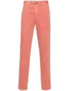 Incotex Pressed-crease Trousers In Pink