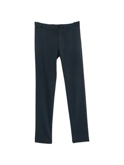 Incotex Gerade Hose Mit Bügelfalten In Blue
