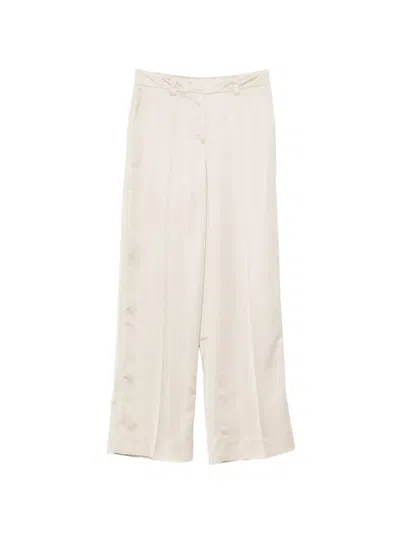 Incotex Neera Wide-leg Satin Trousers In Animal Print