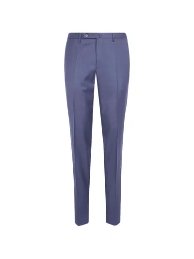 Incotex Regular Chino Trousers Flat Front Tailored In Black