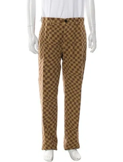 Pre-owned Incotex Printed Pants In Neutral