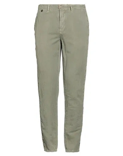 Incotex Red Man Pants Military Green Size 35 Linen, Cotton