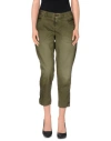 Incotex Red Woman Pants Military Green Size 28 Cotton In Green