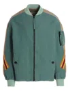 Incotex Red X Facetasm Contrasting-band Bomber Jacket In Blue