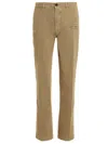 Incotex Red X Facetasm Wide Leg Trousers In Camel Colour In Beige