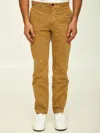 Incotex Red X Facetasm Camel Cotton Trousers In Beige
