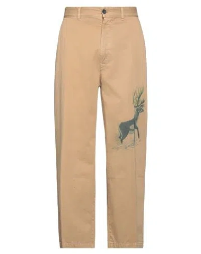 INCOTEX RED X FACETASM INCOTEX RED X FACETASM MAN PANTS CAMEL SIZE 34 COTTON