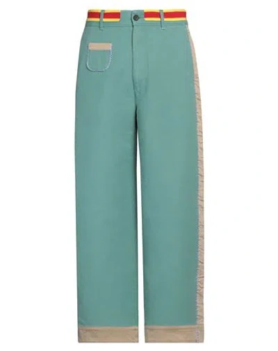 Incotex Red X Facetasm Man Pants Light Green Size 34 Cotton