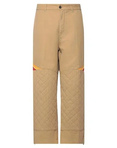 Incotex Red X Facetasm Man Pants Sand Size 33 Cotton, Polyamide, Elastane In Beige