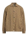 Incotex Red X Facetasm Check Print Overshirt In Beige