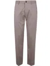 Incotex Pressed-crease Chino Trousers In Beige