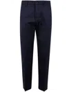 Incotex Regular Leg Trousers In Blue