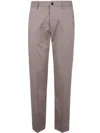 Incotex Regular Leg Trousers In Brown