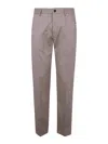 Incotex Pressed-crease Chino Trousers In Nude & Neutrals