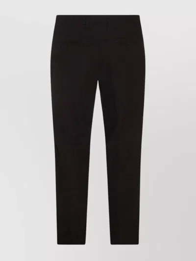 Incotex Relaxed Fit Trousers Featuring Pockets In Black