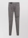 Incotex Relaxed Fit Trousers Featuring Pockets In Gray