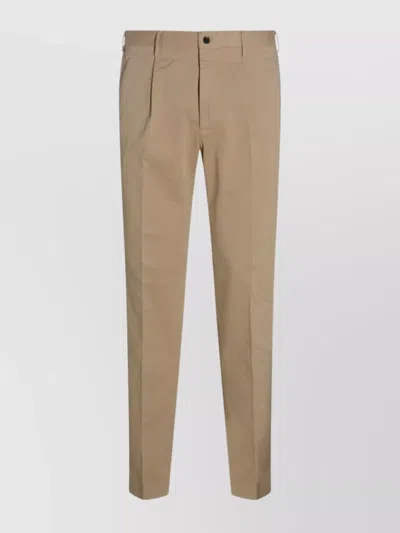 INCOTEX RELAXED TROUSERS WITH PLEATED FRONT AND POCKETS