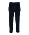 Incotex Luxe Velvet Trousers With Pockets And Loops
