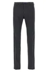 Incotex Batavia Trousers Back Pocket In Blue