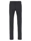 Incotex Batavia Trousers Back Pocket In Gray