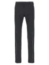 Incotex Batavia Trousers Back Pocket In Gray