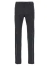 Incotex Batavia Trousers Back Pocket In Gray