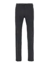 Incotex Batavia Trousers Back Pocket In Gray