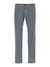 Incotex Cotton Twill Pants With Front And Back Pockets