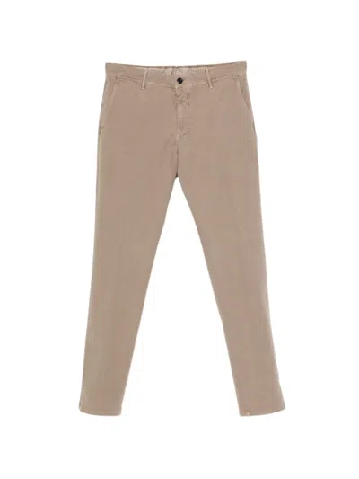 Incotex Side-pocket Straight Trousers In Neutral
