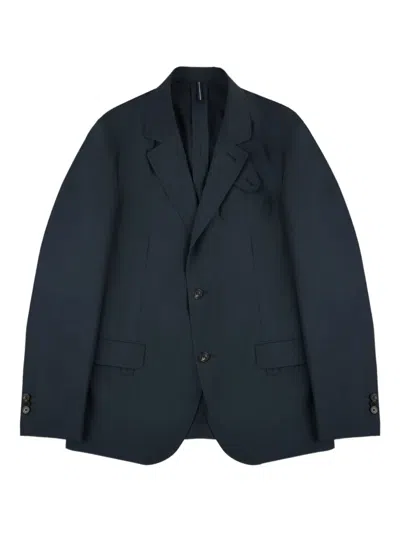 Incotex Single-breasted Blazer In Blue
