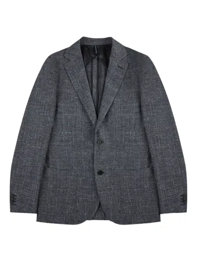 Incotex Single-breasted Blazer In Gray