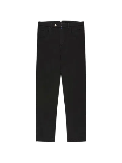 Incotex Six-pocket Jeans In Black