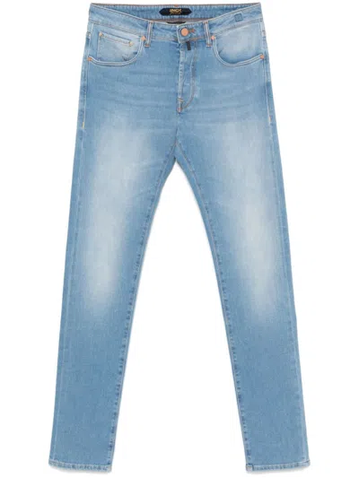 Incotex Skinny Jeans In Blue