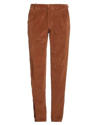 Incotex Slacks By Slowear Man Pants Brown Size 35 Cotton, Elastane In Brown