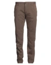 Incotex Slacks By Slowear Man Pants Dark Brown Size 32 Cotton, Elastane In Brown