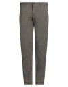 Incotex Slacks By Slowear Man Pants Dark Brown Size 35 Cotton, Elastane In Gray