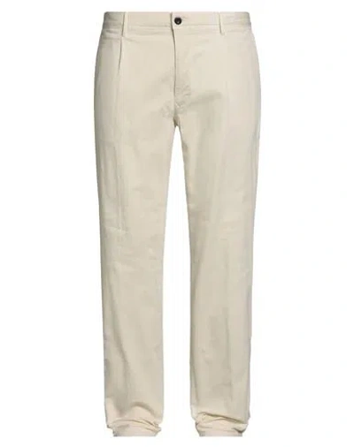 Incotex Slacks By Slowear Man Pants Ivory Size 40 Cotton, Elastane In White