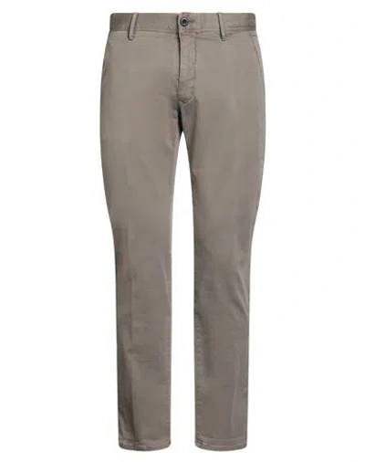 Incotex Slacks By Slowear Man Pants Lead Size 35 Cotton, Elastane In Brown