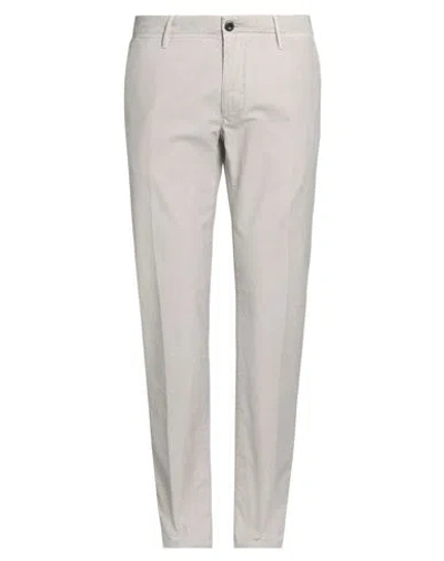 INCOTEX INCOTEX SLACKS BY SLOWEAR MAN PANTS LIGHT GREY SIZE 32 COTTON, ELASTANE