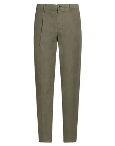 Incotex Slacks By Slowear Man Pants Military Green Size 34 Cotton, Elastane
