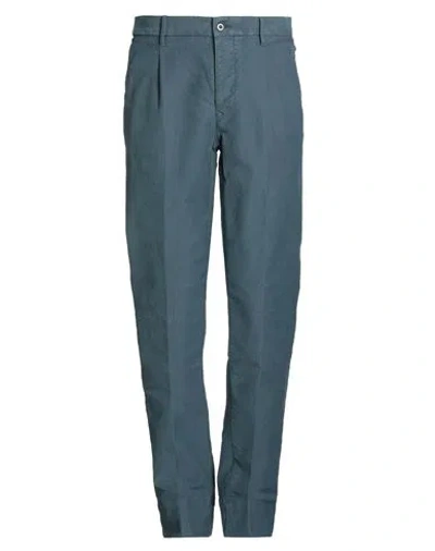 Incotex Slacks By Slowear Man Pants Slate Blue Size 31 Cotton, Elastane