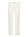 Incotex Slim Cotton Trousers In White