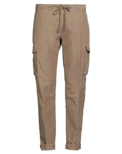 Incotex Slacks Man Pants Beige Size 38 Cotton, Elastane In Brown